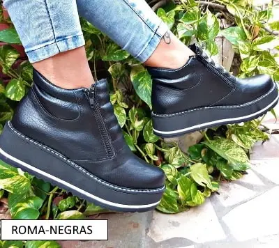 Botineta Roma Negras - Vista 7