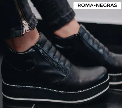 Botineta Roma Negras - Vista 5