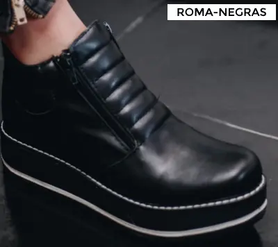 Botineta Roma Negras - Vista 6