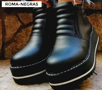 Botineta Roma Negras - Vista 3
