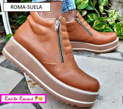 Botineta Roma Suela - Vista 4